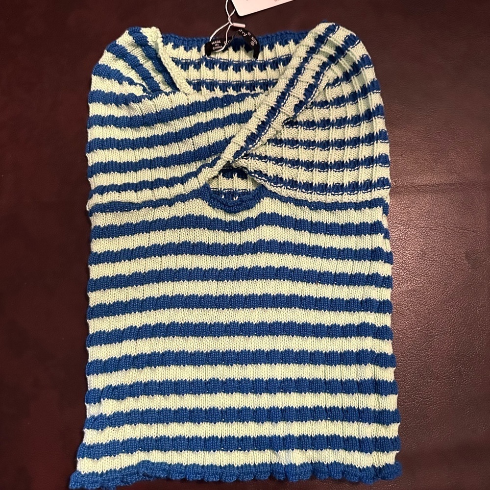 Strapless sweater shirt